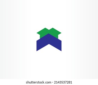 Einfaches Design-Symbol für Vektormarken-Logo. Home-Icon-Konzept
