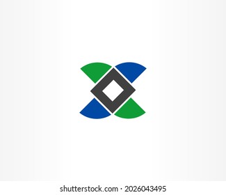 simple vector branding logo icon design concept