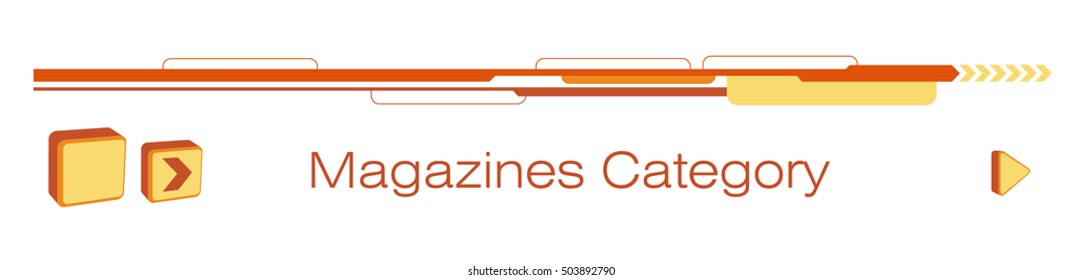 Simple vector brochure design concept for minimal magazine category. Color Design template, graphic, website layout, brochure, education, project book, magazine. Isolated on a white background