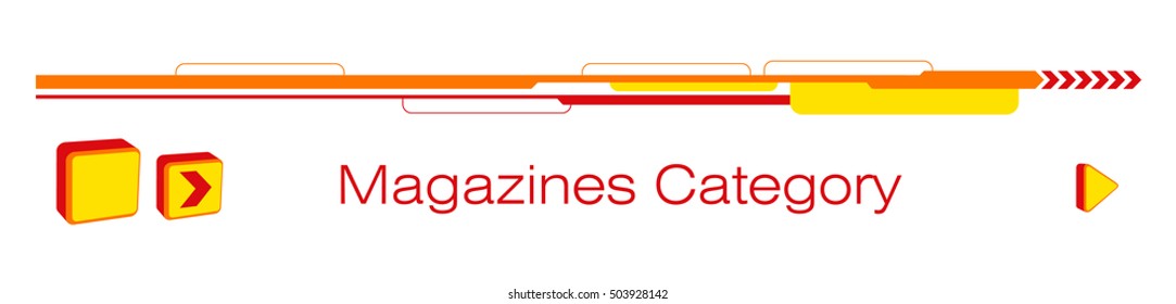 Simple vector brochure design concept for minimal magazine category. Color Design template, graphic, website layout, brochure, education, project book, magazine. Isolated on a white background