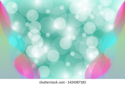 simple vector of bubble abstract background template with modern design, beauty and elegant with gradient colors and colorful, eps 10.