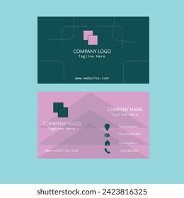 SIMPLE VECTOR BUSINESS CARD DESIGN