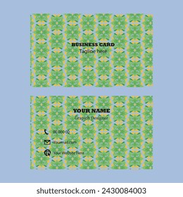 Simple vector business card design