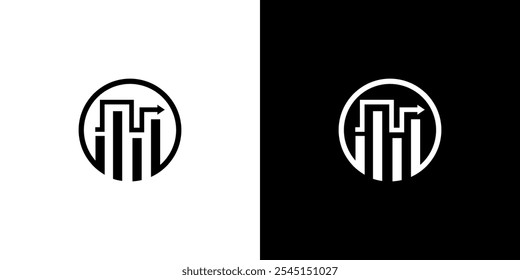 simple vector business financial logo