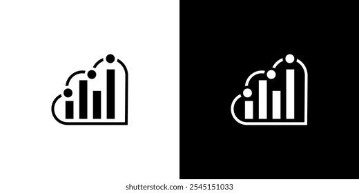 Logotipo financiero de negocio de Vector simple
