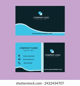 simple vector busness card design