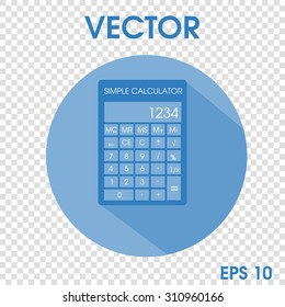 simple vector calculator icon