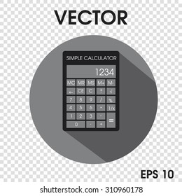 simple vector calculator icon
