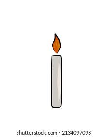 vela vectorial simple con colorido libre