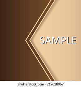 Simple vector card