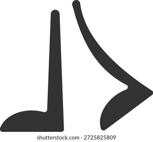 Simple Vector de dibujos animados 40s piernas