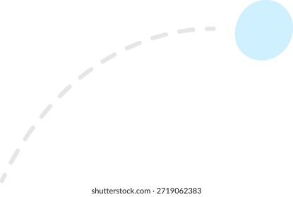 Simple Vector de dibujos animados de una sola bola de nieve