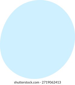 Simple Vector de dibujos animados de una sola bola de nieve