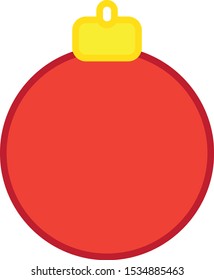 simple vector christmas ball, christmas ball