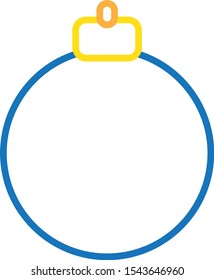 simple vector christmas ball, christmas ball
