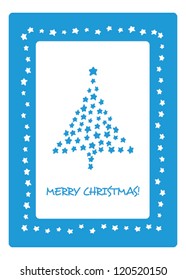 Simple vector christmas card