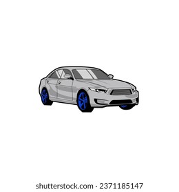 A simple vector of city car