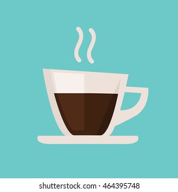 Simple vector coffee icon