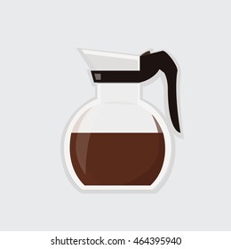 Simple vector coffee icon 