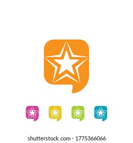 SIMPLE VECTOR COLLECTION ABOUT ICON CHAT AND REVIEW