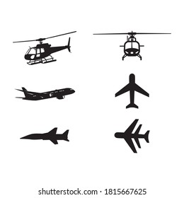 simple vector collection of air transport