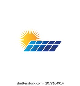 simple vector collection of solar panels 