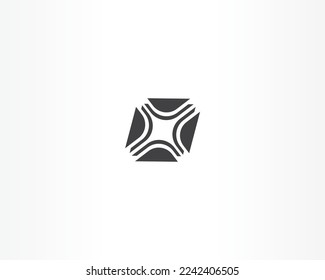 simple vector company logo design concept