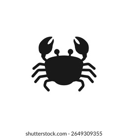 Simple vector crab sea animal symbol