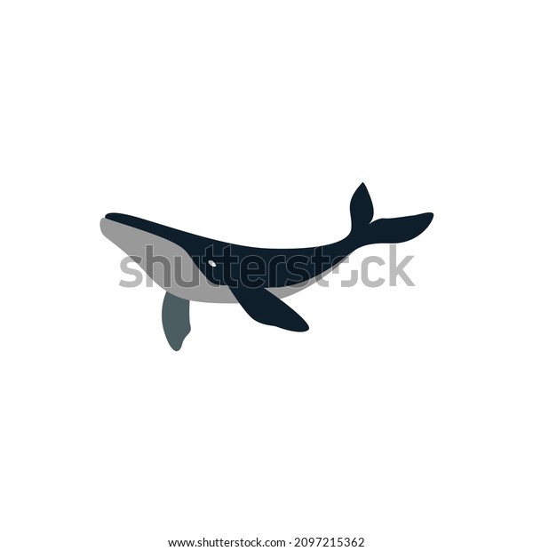 Simple Vector Curved Shark Logo Stock Vector (Royalty Free) 2097215362 ...