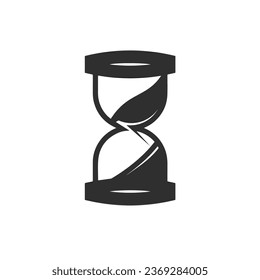 Simple vector depicting an hourglass