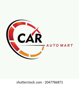 simple vector design about a unique and simple auto logo with an elegant look