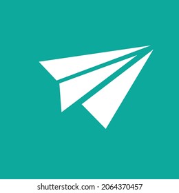 simple vector design of an airplane icon