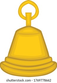 Diseño vectorial simple en oro