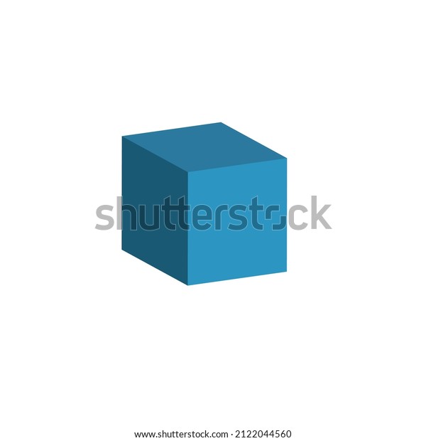 Simple Vector Design Box 3d Shape Stock Vector (Royalty Free) 2122044560 Shutterstock