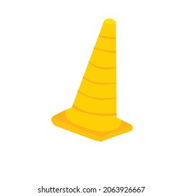 diseño simple vectorial de un divisor de carretera curvado