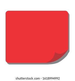 Simple Vector Design of a Discount Label in Red