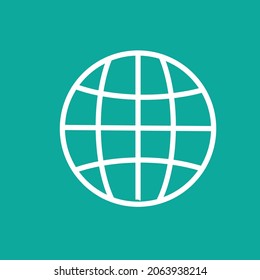 diseño simple vectorial de un icono de tierra