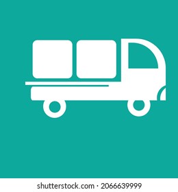 simple vector design of a four-wheeled vehicle icon