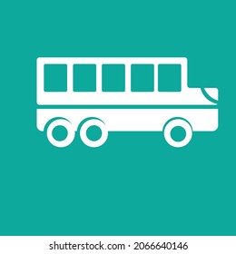 simple vector design of a four-wheeled vehicle icon
