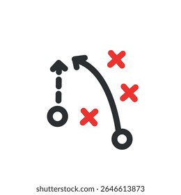 simple vector design game strategy formation plan.