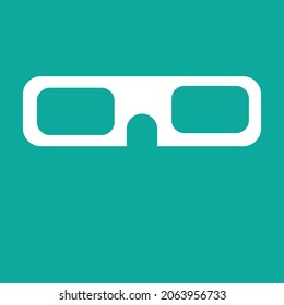 diseño simple vectorial de un icono de gafas