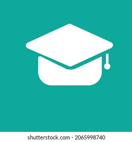 Simple Vector Design Of A Graduation Gown Icon