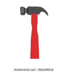 simple vector design of a hammer