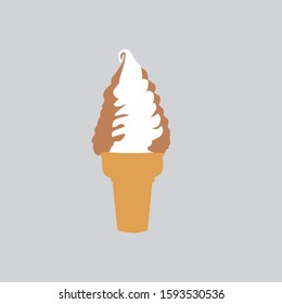simple vector design ice cream