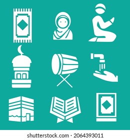 simple vector design of an islamic icon