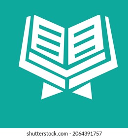 einfaches Vektordesign eines islamischen Quran-Symbols