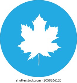 simple vector design of a leaf