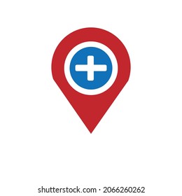 simple vector design a location icon