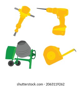 simple vector design of a machine for contractor