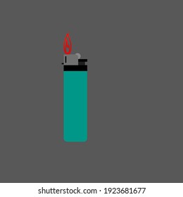 simple vector design of a match
